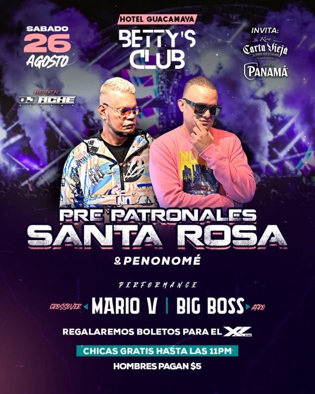 Eventos-PRE-PATRONALES-SANTA-ROSA---PENONOME---BETTYS-CLUB