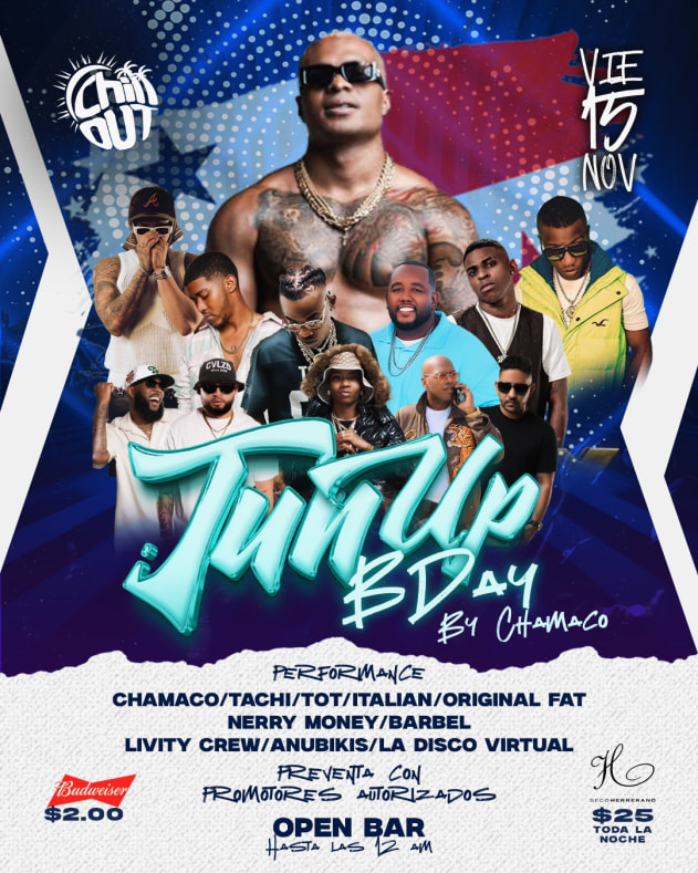 evento-TUNUP BDAY CHAMACO