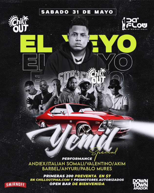 evento-EL YEYO - Autorizado by Yemil