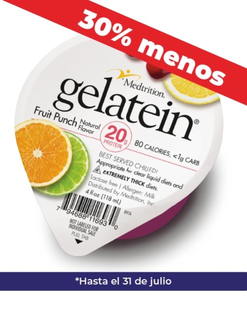 Gelatein 20 sabor ponche de frutas