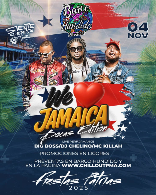 evento-Tour Isla Colon Bocas Chill Out