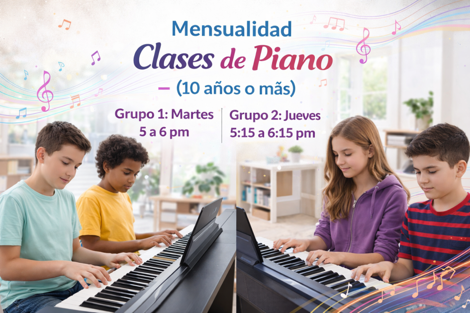 Mensualidad Clases de Piano