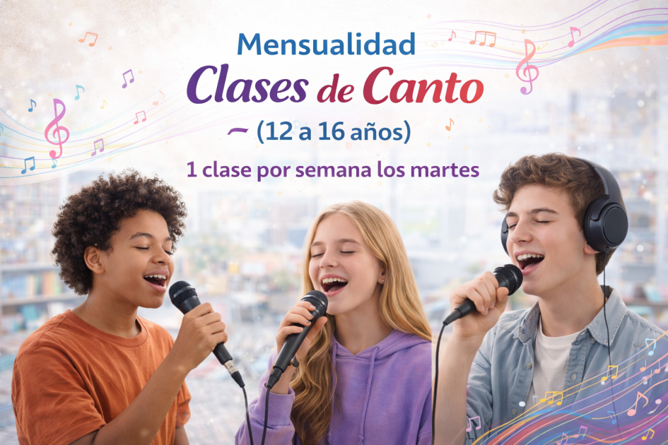 Mensualidad Clases de Canto