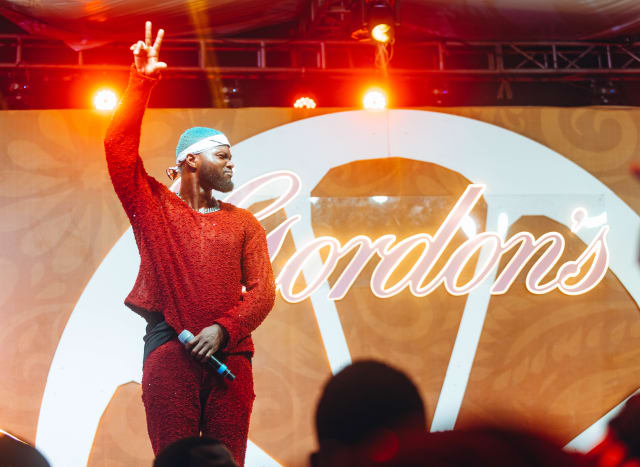 performance by wurld at Gordon gin's launch event