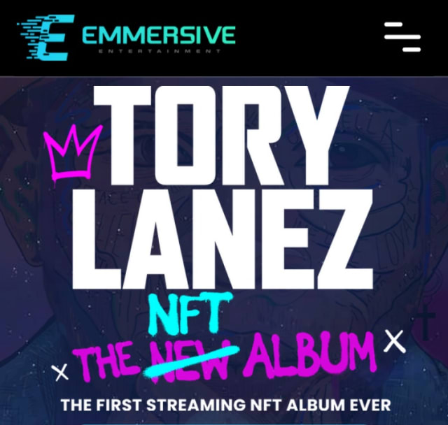 Tory Lanez first NFT music streaming album