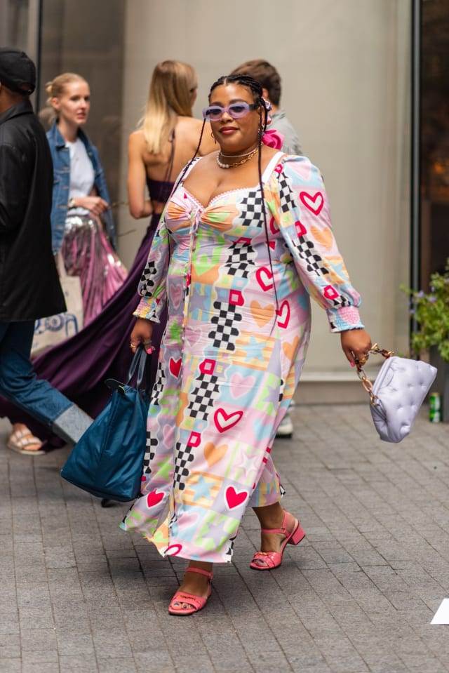 maximalism - print dress