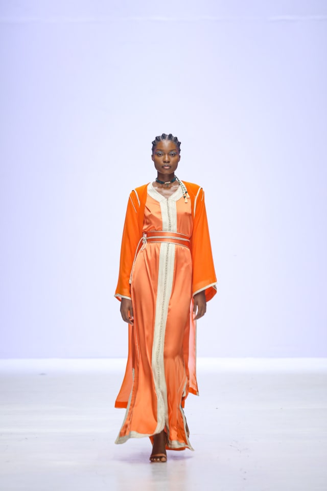 Look two from Sahrzad designs