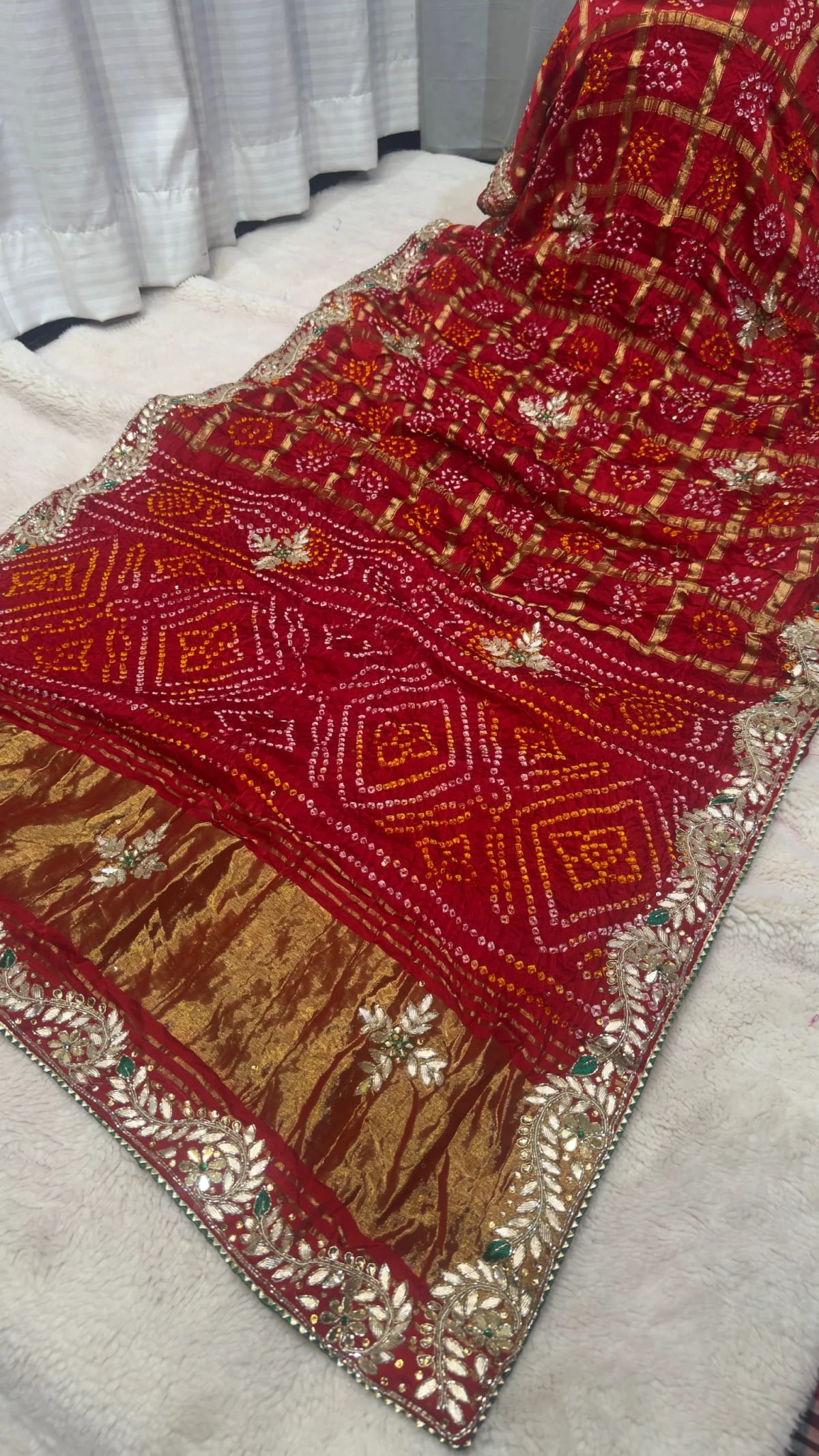 Modal Silk Fabric Designer Saree with All-Over Kardana Buti Hand Embellishment