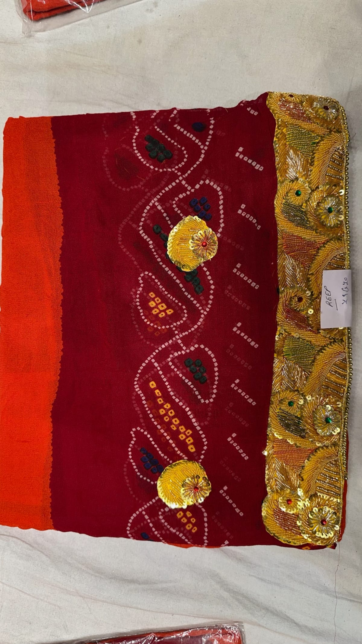 Jaipuri Pilla Odhna Dupatta in Pure Georgette Fabric