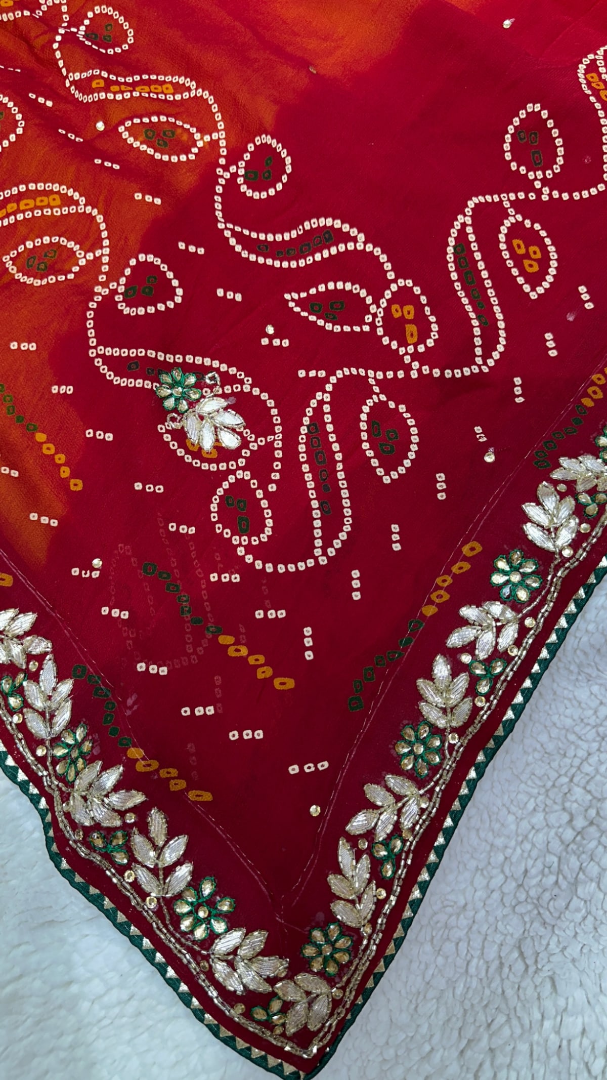 Lemon Yellow Designer Saree in Pure Viscose Georgette Fabric with Kundan Patti & Moti Work – Trending Festive & Wedding Wear Saree