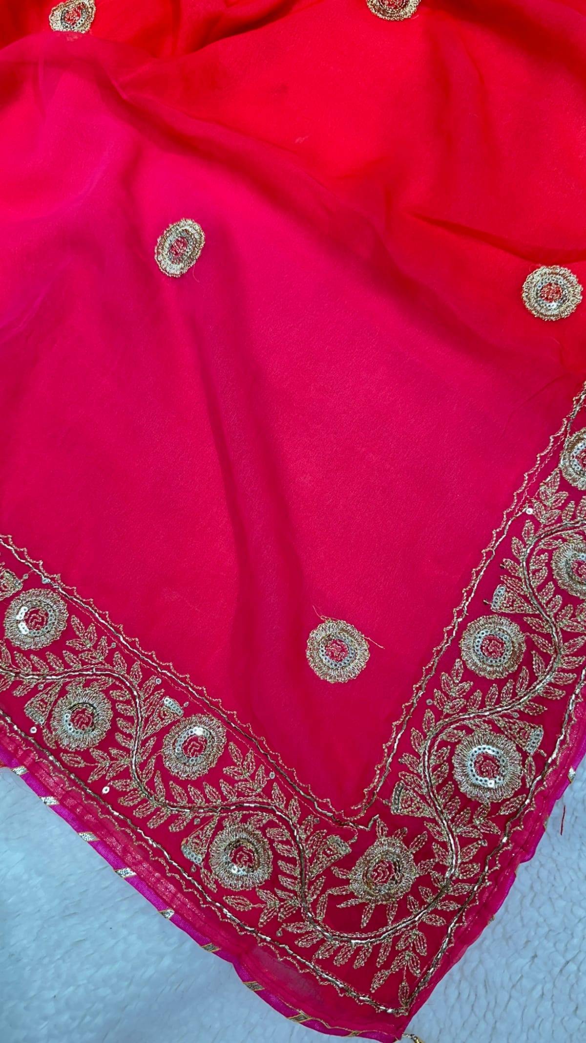 Designer Georgette Fabric Saree with Resham Zari Sequence & Aari Work – Premium Party Wear & Wedding Collection Saree