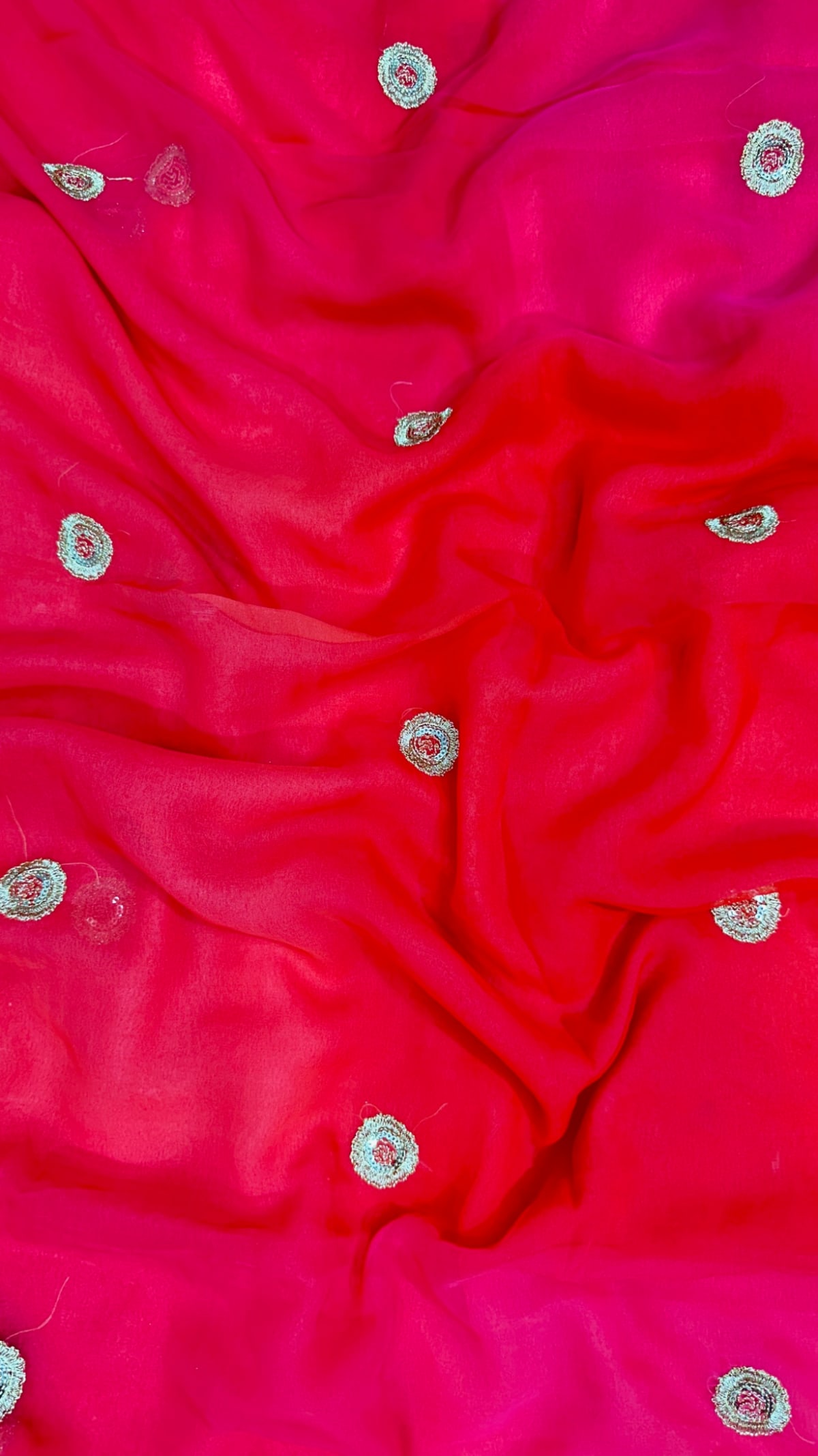 Designer Georgette Fabric Saree with Resham Zari Sequence & Aari Work – Premium Party Wear & Wedding Collection Saree