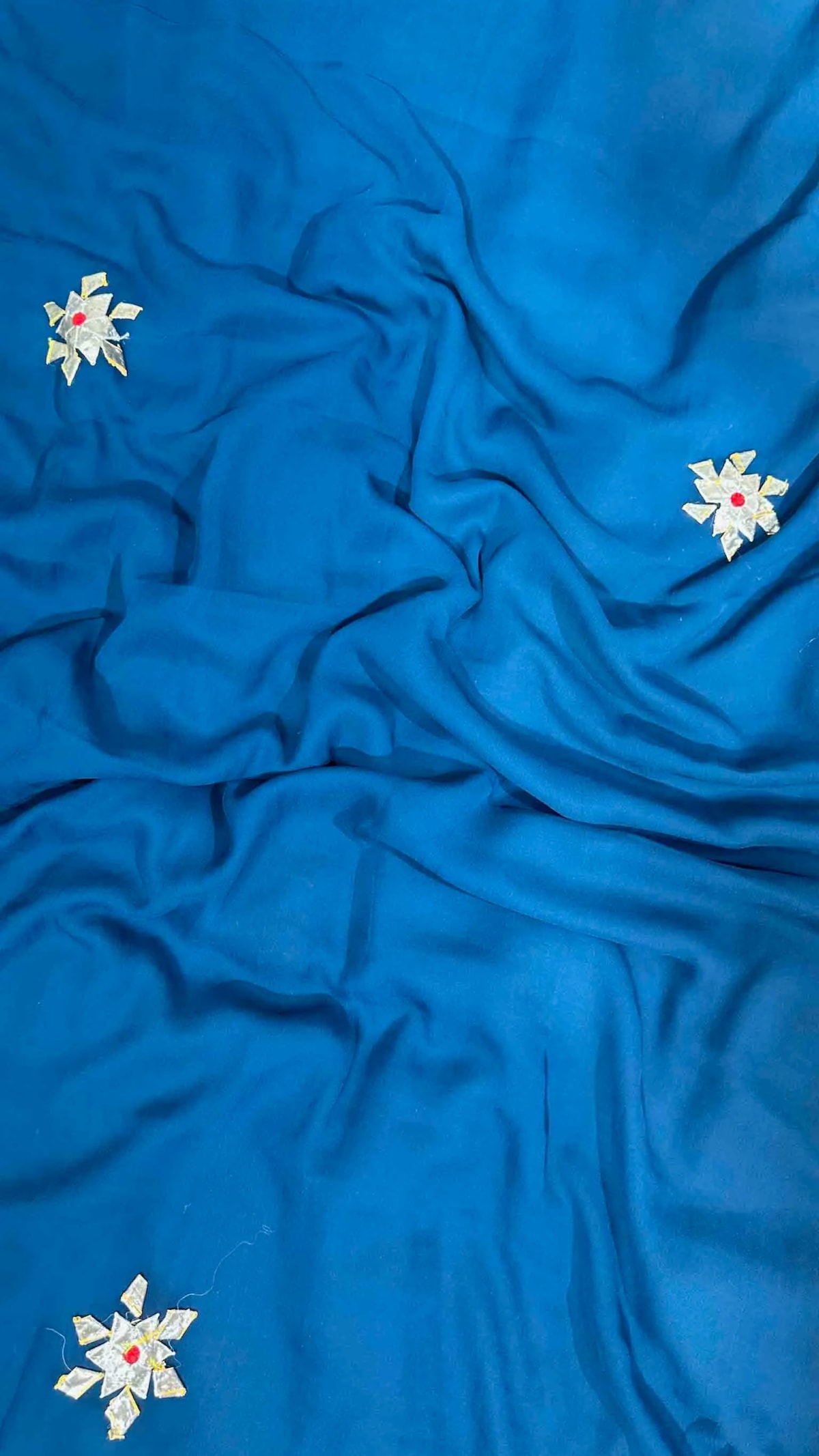 Designer Chiffon Fabric Saree with Kaccha Gotta Border & Butta Work – Lightweight Festive & Wedding Wear Saree