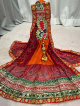 Elegant Readymade Broch Dupatta Pilla – Pure Georgette Fabric Party & Festive Wear