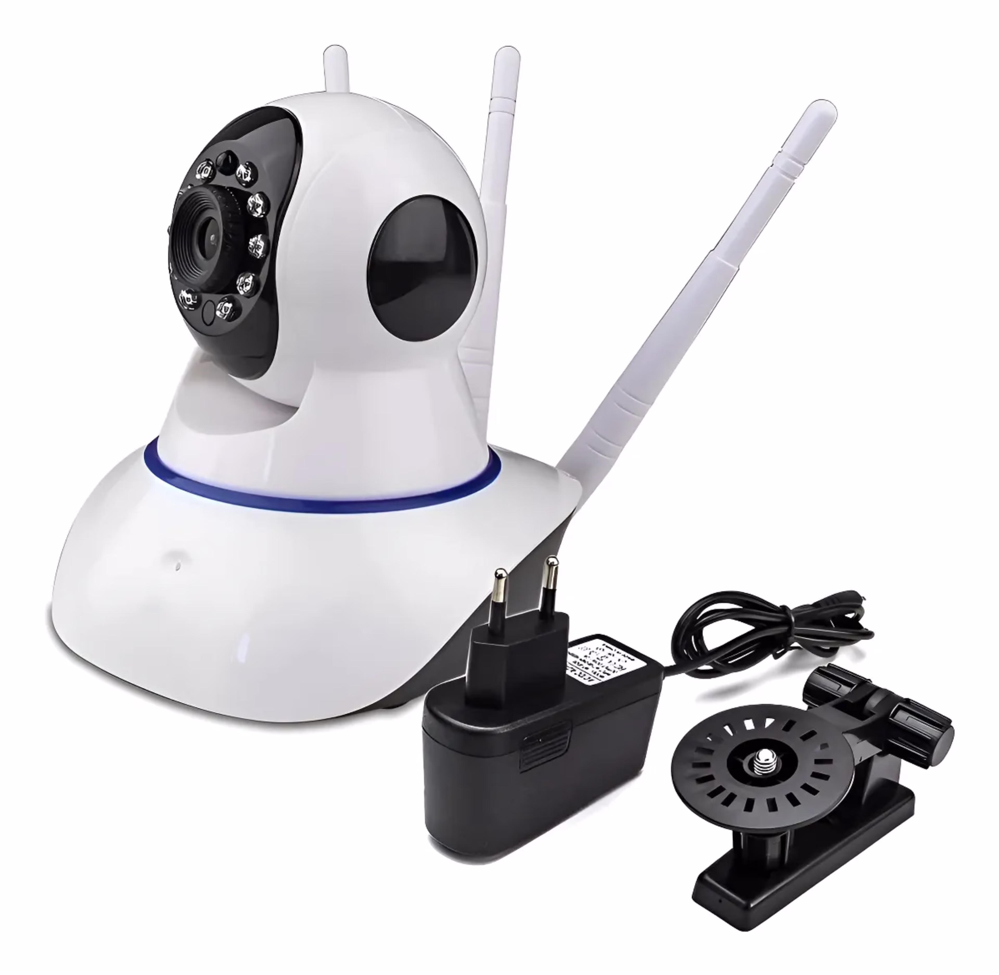 Imagem do produto Câmera Babá Eletrônica Wi-Fi Full HD 1080p 360° Noturna App Tuya da marca Genérica / Smart (Ex: Ekaza, Positivo, I2GO)