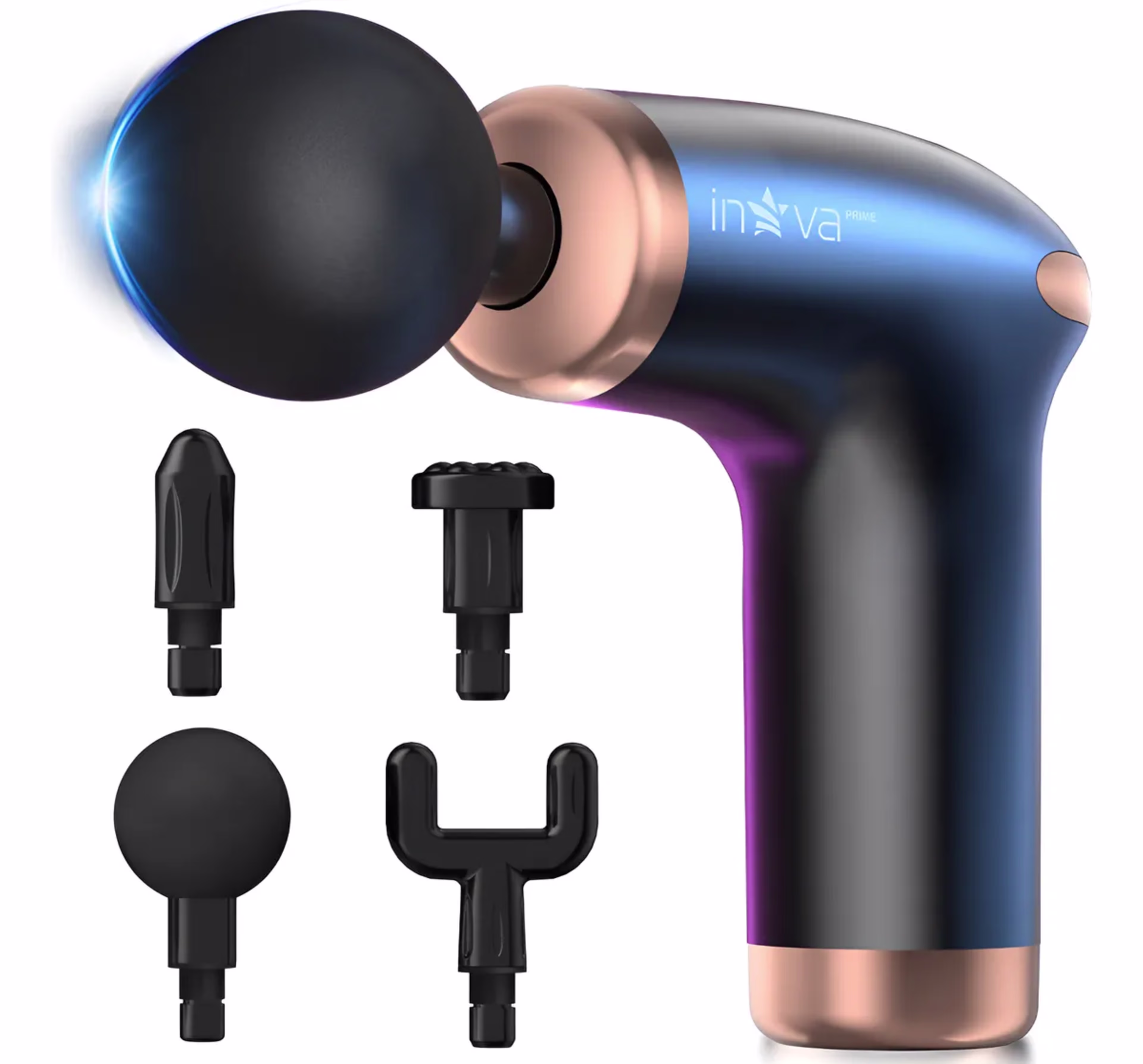 Imagem do produto Massageador Pistola Elétrico Profissional 6velocidades 3200r da marca inava prime