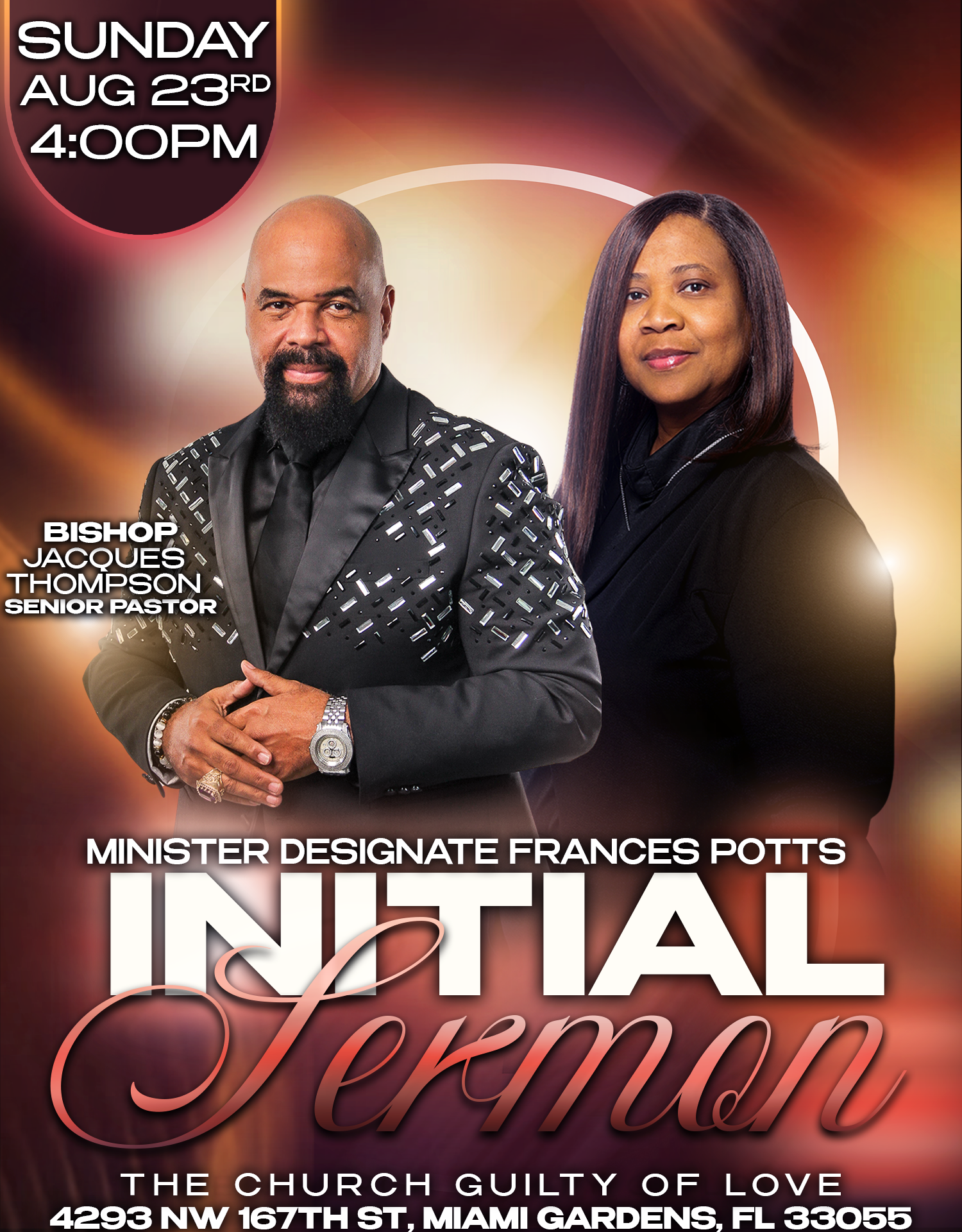 Featured event flyer