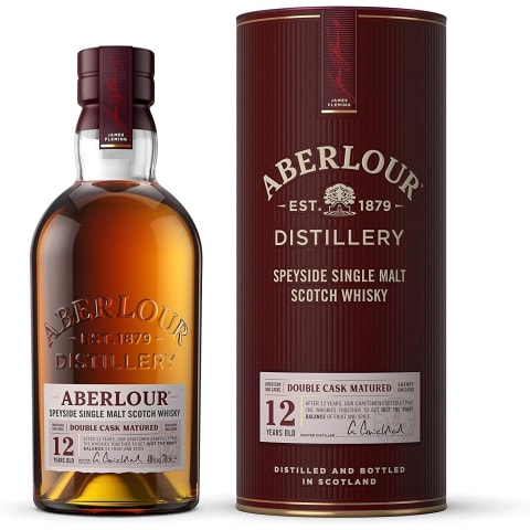 aberlour 12 year old single malt scotch whisky bottle