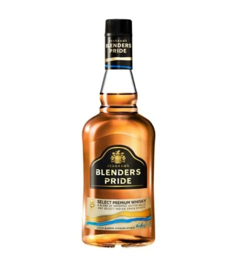 blenders pride whisky bottle