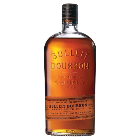 bulleit bourbon whiskey bottle