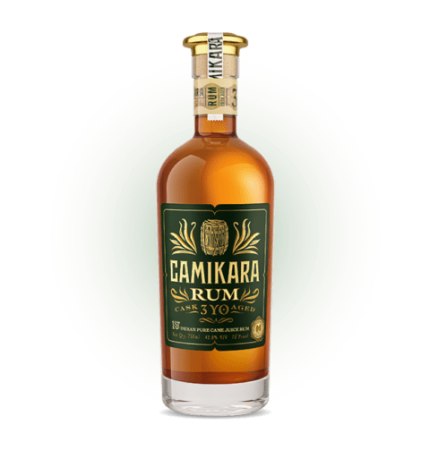 camikara indian craft rum bottle