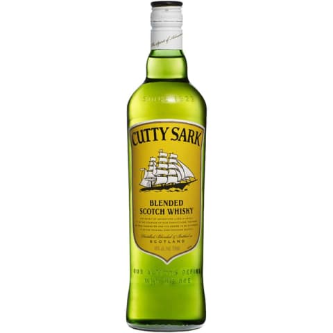 cutty sark blended scotch whisky bottle