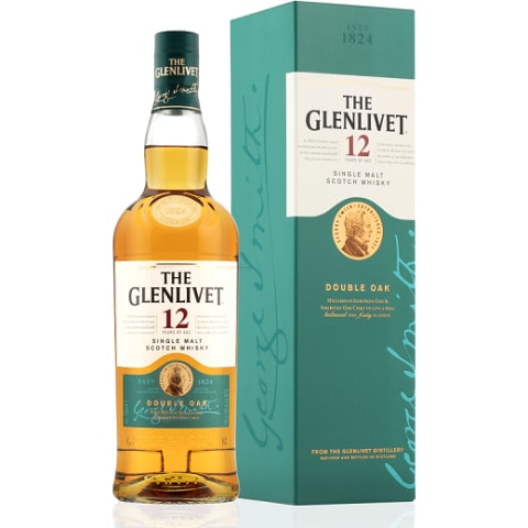 glenlivet 12 year old single malt scotch whisky bottle