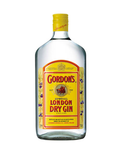 gordon's london dry gin bottle