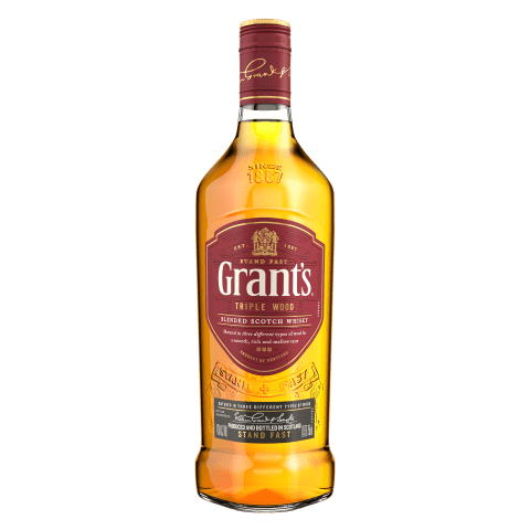 grant's family reserve blended scotch whisky bottle