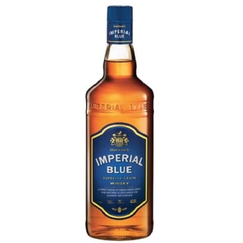 imperial blue whisky bottle