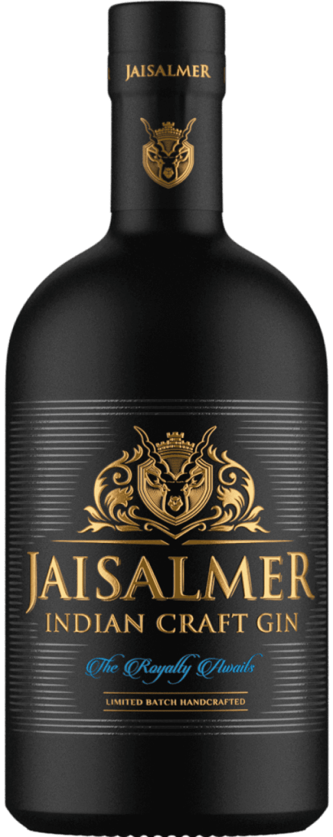 jaisalmer indian craft gin bottle