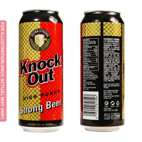 knock out premium strong beer can