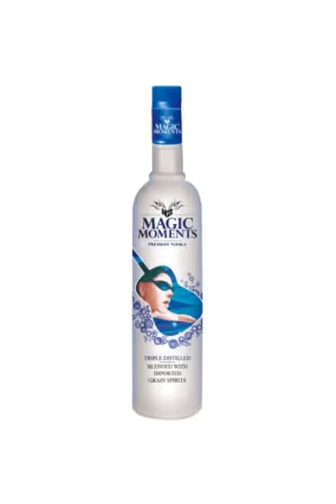 magic moments vodka bottle