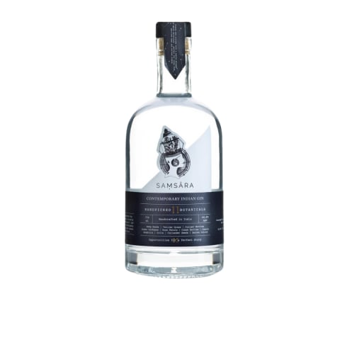 samsara indian craft gin bottle