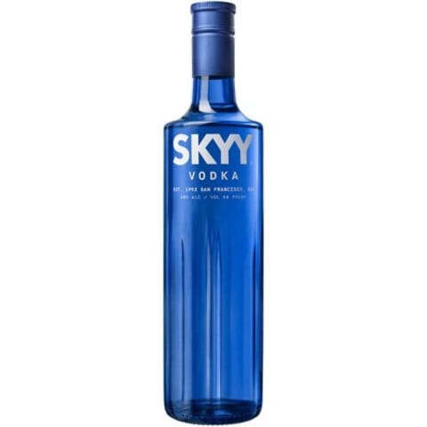 skyy vodka bottle