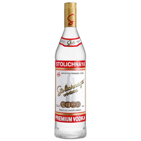 stolichnaya vodka bottle