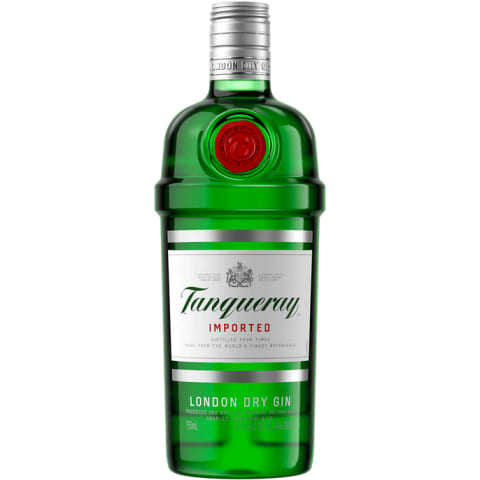 tanqueray london dry gin bottle