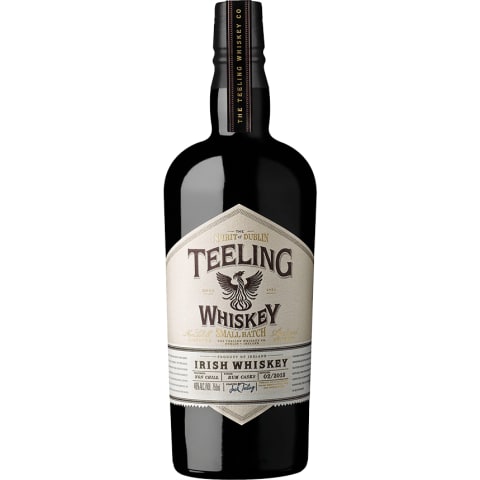 teeling small batch irish whiskey bottle