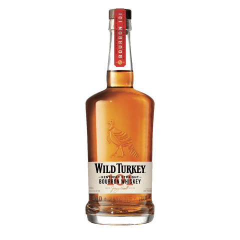 wild turkey 101 bourbon whiskey bottle