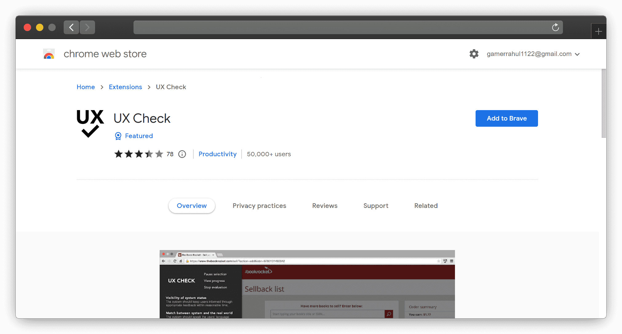 ux check