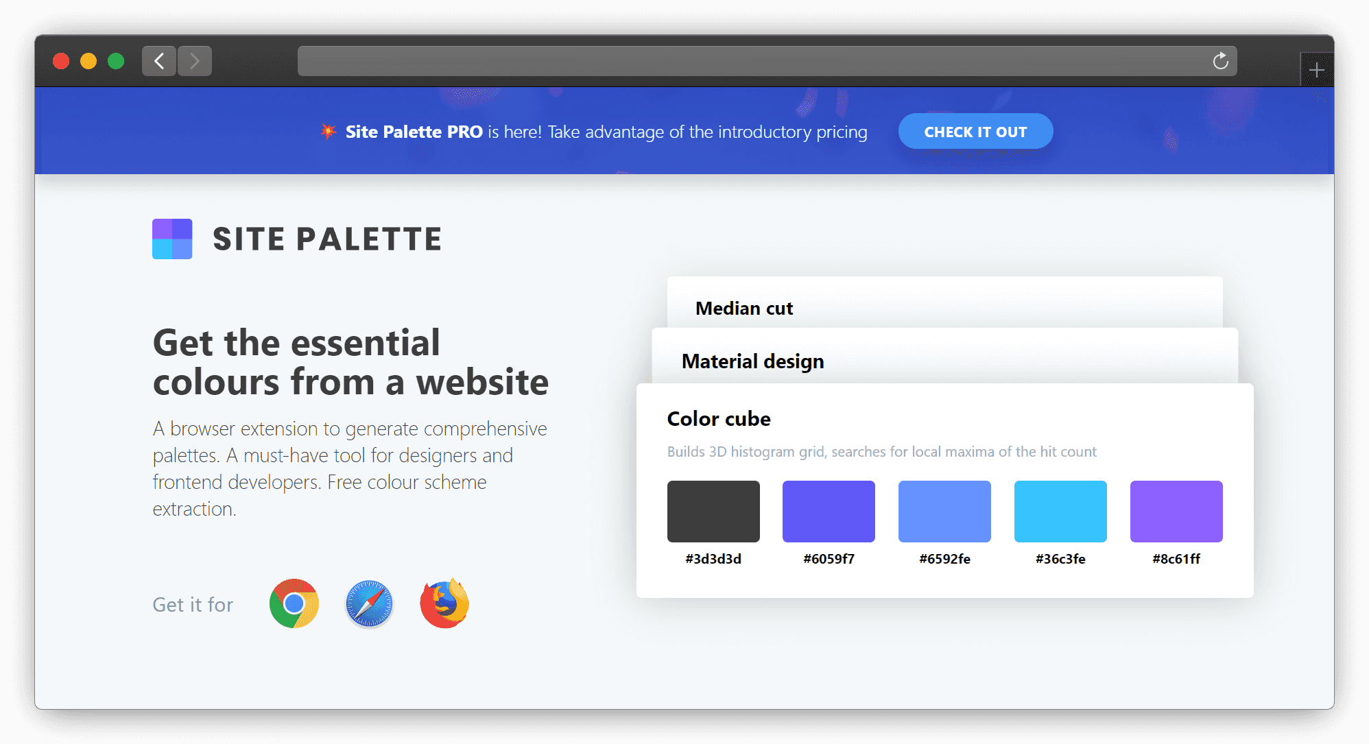 site palette
