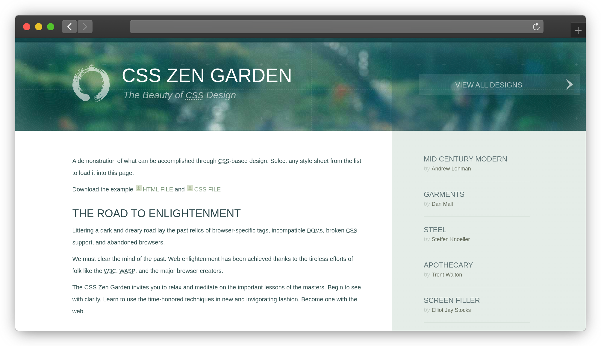 CSS Zen Garden