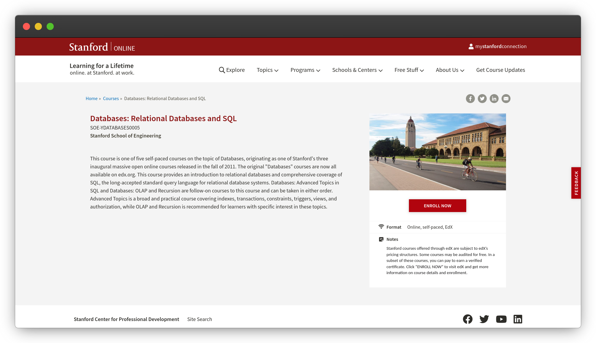 Stanford University's Databases