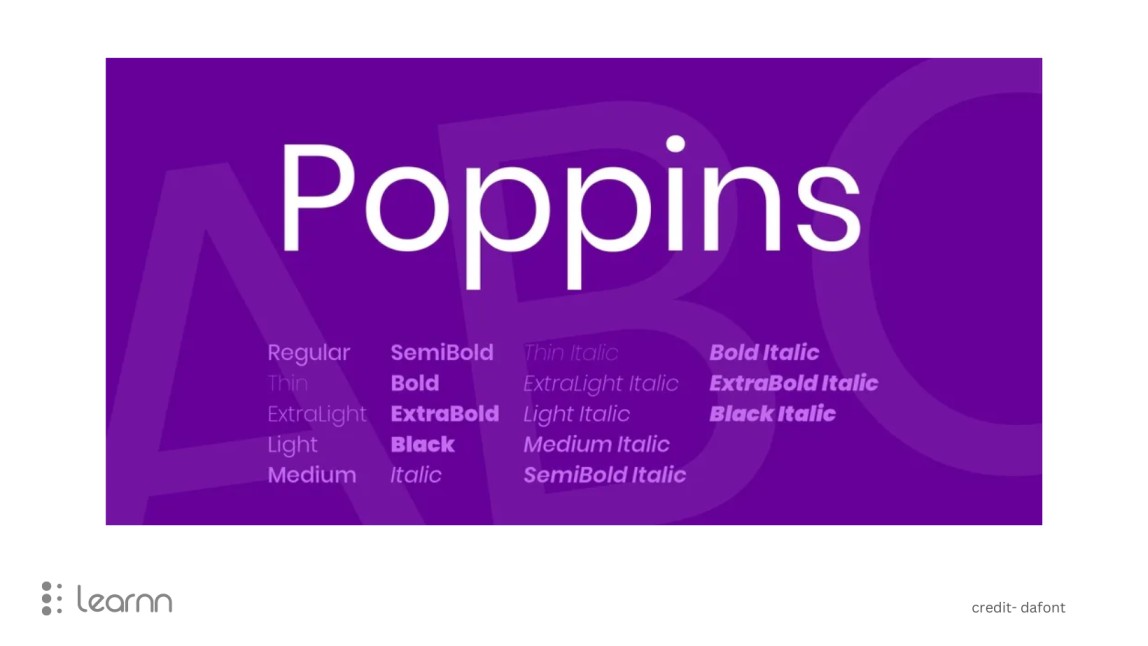 POppins Font