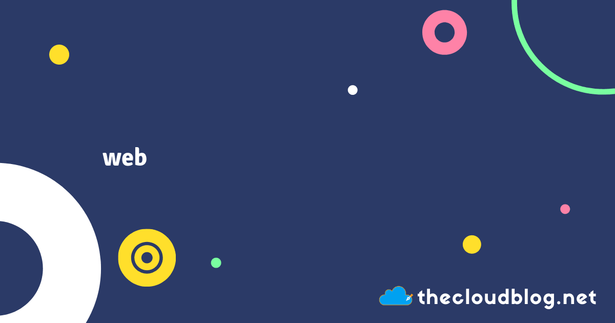 web | The Cloud Blog