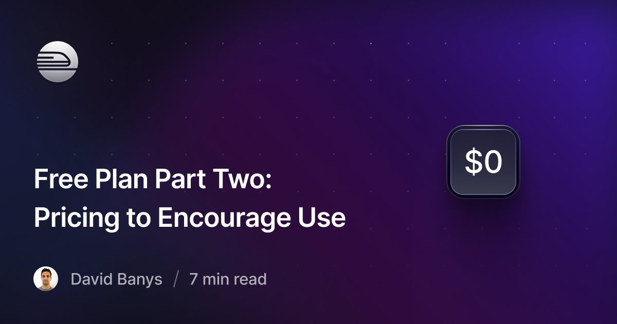 Pricing to Encourage Use