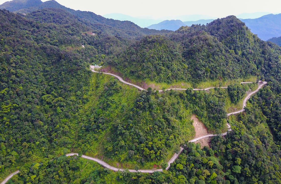 Вьетнам: панорамный вид природного ландшафта