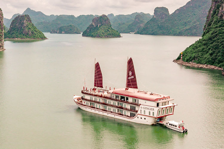 Halong Ginger Junk Cruise (Vietnam) Itineraries, Prices 2024/25