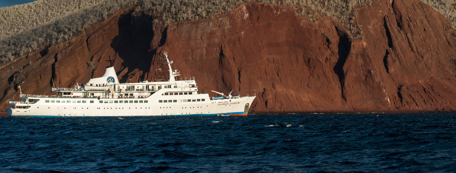 Galapagos Legend seen from the distance