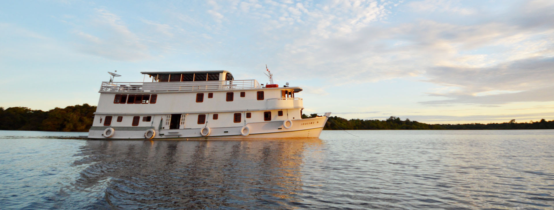 Iracema ship on the river